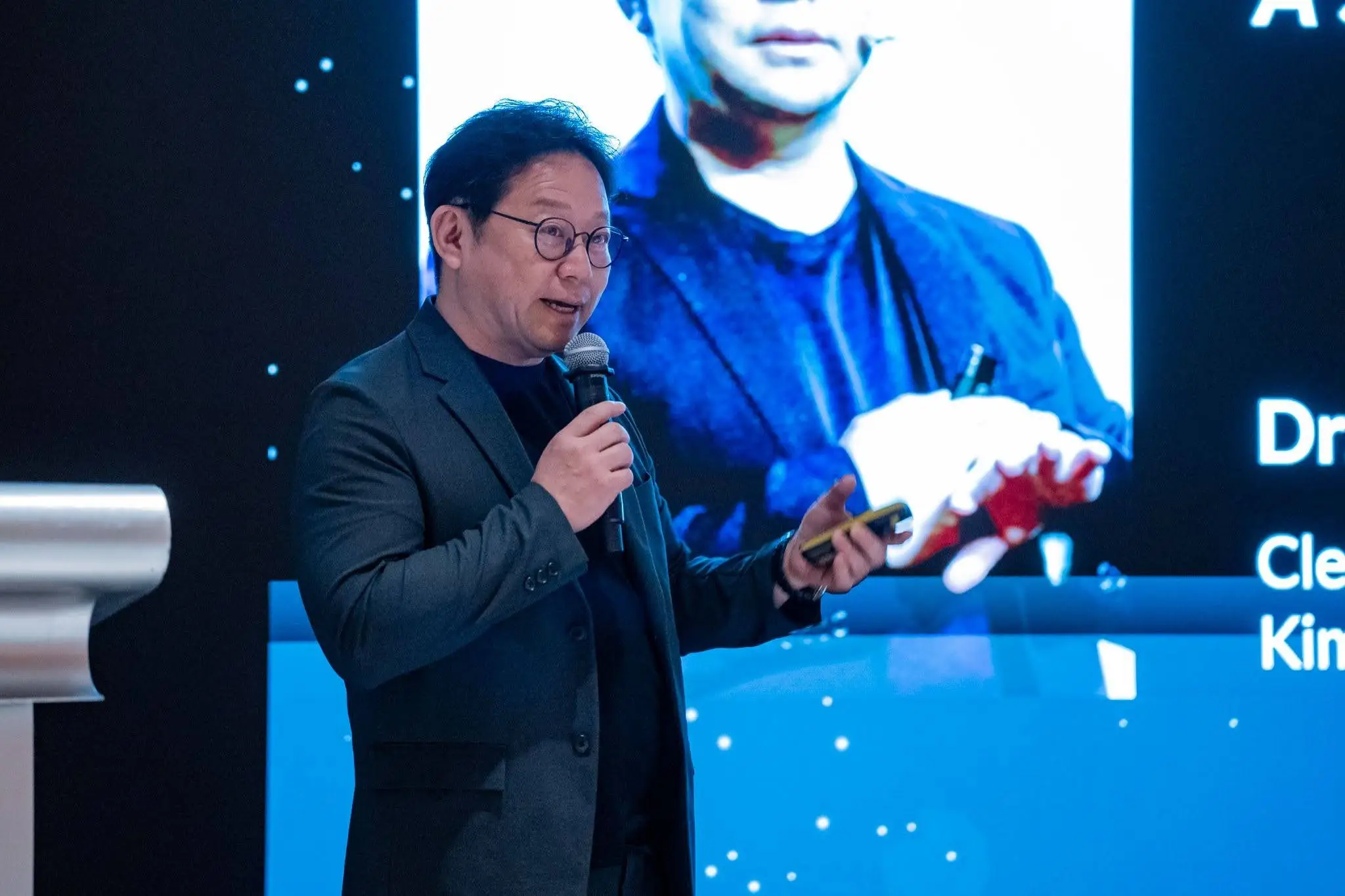 Dr Kim at Cleviel Dual Architecture Launch
